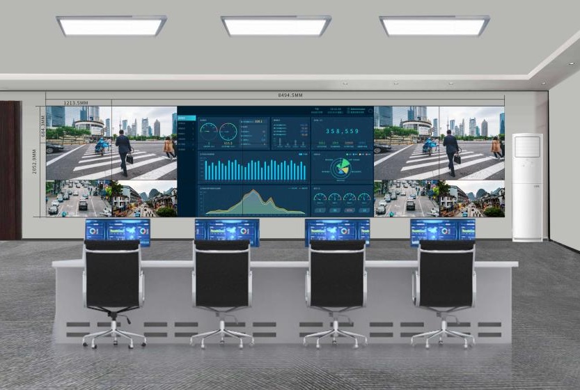 華邦瀛液晶拼接屏，為安防監(jiān)控領域賦能加速!